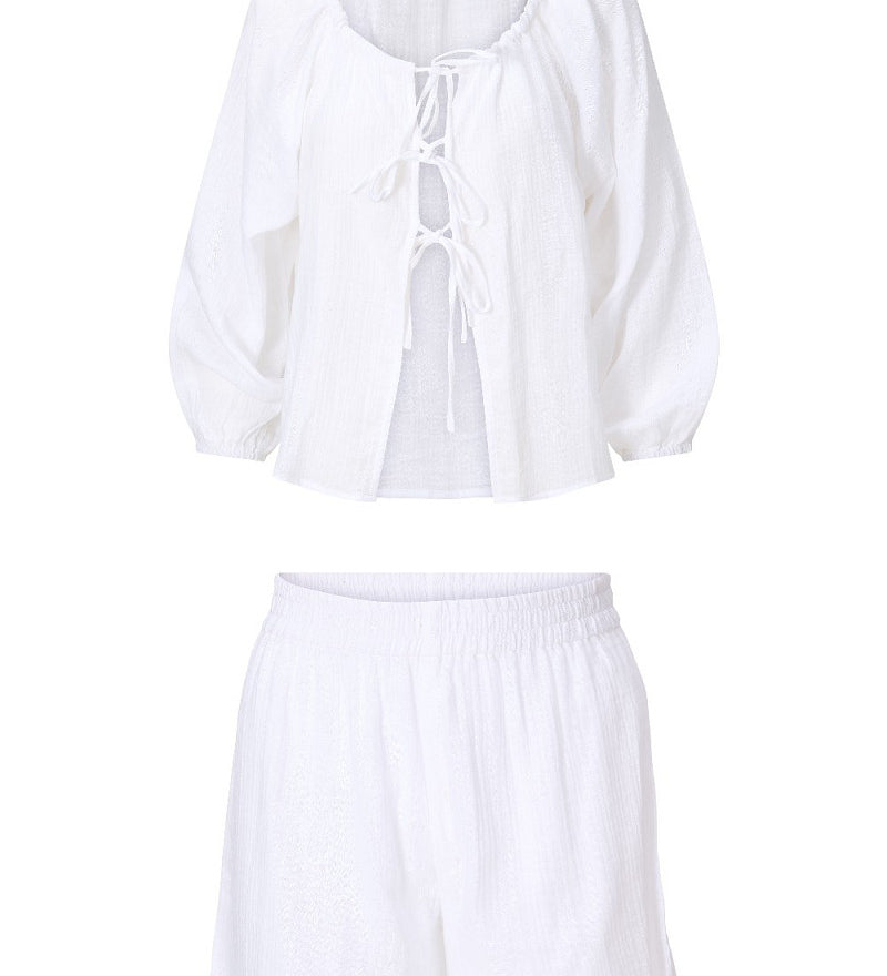 Lingadore Shorts and Top Set in Eucalyptus or White
