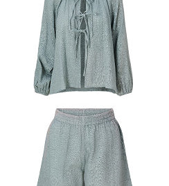 Lingadore Shorts and Top Set in Eucalyptus or White