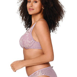 Lingadore Triangle Lace Bra in Taupe