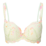 Lingadore T-Shirt Lace Bra in Canary Green
