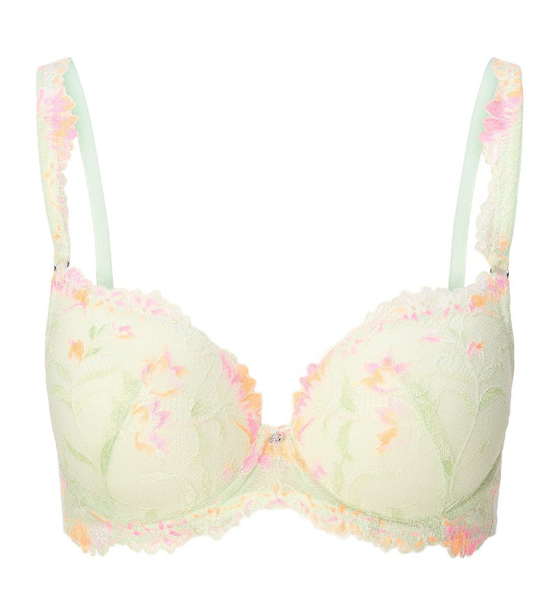 Lingadore T-Shirt Lace Bra in Canary Green