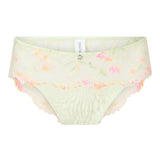 Lingadore Lace Back Brief in Canary Green