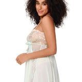 Lingadore Lace Babydoll in Canary Green