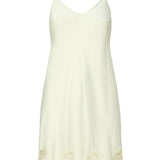 Lingadore Satin Chemise in Canary Green