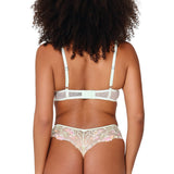Lingadore Lace Back Thong in Canary Green