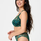 Lingadore Full Cup Bra in Pine Green