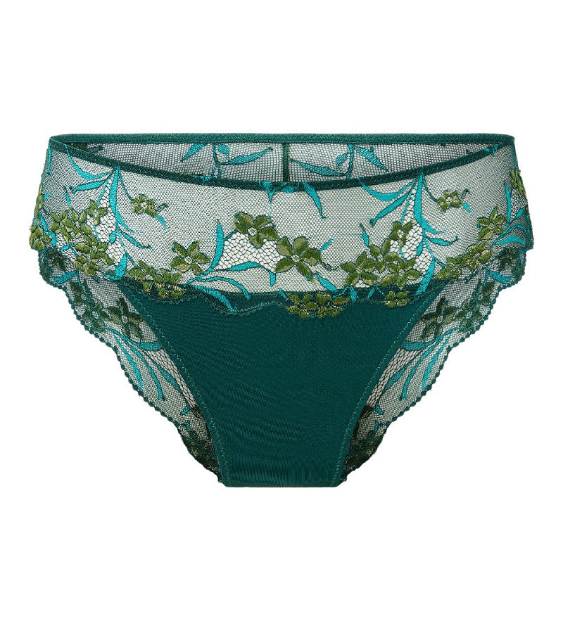 Lingadore Lace Brief in Pine Green