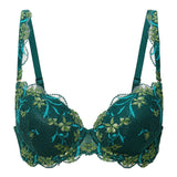 Lingadore Push Up Bra in Pine Green
