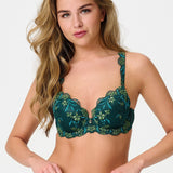 Lingadore Push Up Bra in Pine Green
