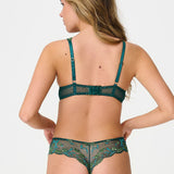 Lingadore Push Up Bra in Pine Green
