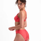 Beachlife Red Shine Full Cup Bikini Top