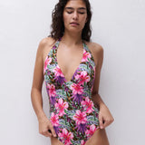 Chantelle Swimwear Easy Pop Wirefree Plunge Swimsuit