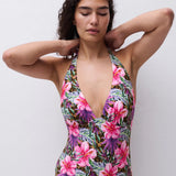 Chantelle Swimwear Easy Pop Wirefree Plunge Swimsuit