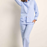 Cottonreal Cotton Lawn Chalk Stripe Pyjama Set