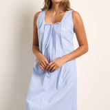 Cottonreal Cotton Chalk Stripe Nightdress