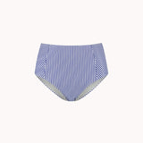 Cyell Seersucker High Waist Bikini Brief