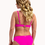 Cyell Framboise Pleated Mid Waist Bikini Brief