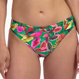 Cyell Floral Forest Mid Waist Bikini Brief