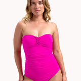 Cyell Framboise Bandeau Swimsuit