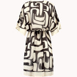 Butterfly sleeves and tie waist