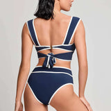 David Charlotte Crossover Navy Bikini