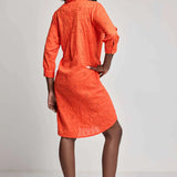 David Doris Lace Shirt Dress