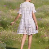 Iconique Angie Flared Sleeve Dress