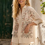 Iconique Ivory Lily Shirt