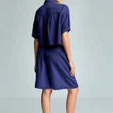 Iconique Logan Shorts in Navy Blue