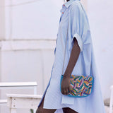 Iconique Ivy Light Blue Shirt Dress