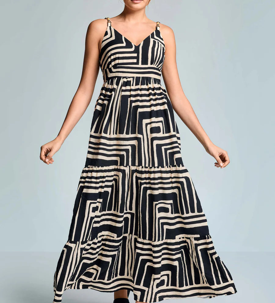 Iconique Cote D'azur Maxi Dress