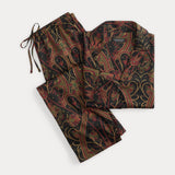 Ralph Lauren Long Paisley Cotton Blend Sateen PJs