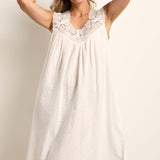 Cottonreal Nadine Daisy Sleeveless Nightdress