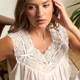 Cottonreal Nadine Daisy Sleeveless Nightdress