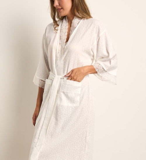 Cottonreal Nakai Daisy Kimono