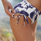 Lingadore Bikini Shorty in Blue/White Print