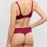 Empreinte Clea Thong in Grenat