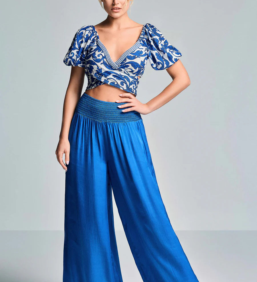 Vacanze Tundra Front Tie Top