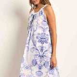 Cottonreal Walter Supervoile Grand Crest Sleeveless Nightdress