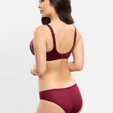 Empreinte Agathe Brief in Amarante, Black or Ivory