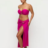 PrimaDonna Uvita Maxi Skirt in Deep Magenta