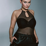 Primadonna Twist Body in Sheary Black