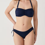 Janine Robin Grace Bandeau Bikini Top in Marine