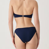 Janine Robin Grace Bandeau Bikini Top in Marine