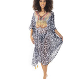 Iconique Snow Leopard Kaftan