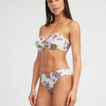 Bikini brief with gathered sides