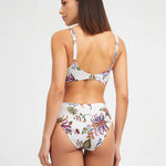 Gathered tummy control bikini brief