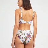 Gathered tummy control bikini brief