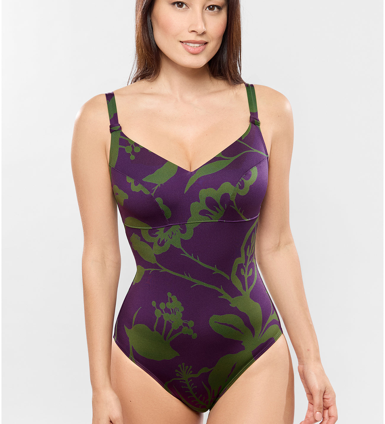 Empreinte Iris Bloom Floral Swimsuit