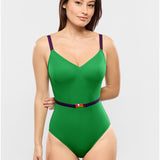 Empreinte Charm Swimsuit in Palm Green